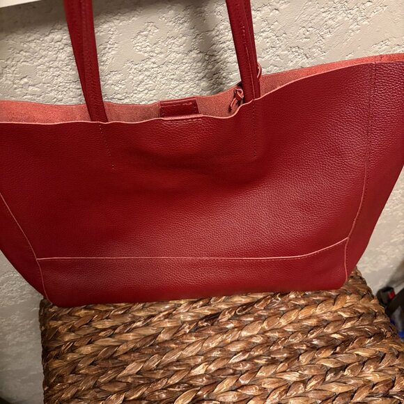 Leather Tote - Picture 1 of 4